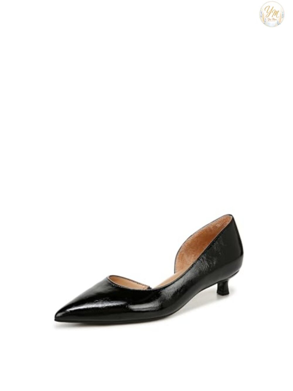 Naturalizer Women's Pointed Toe Kitten Heel Pump with Cushioning